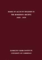 Roberson Archive Index