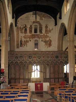 Rood screen at St Mary's, Attleborough, Norfolk