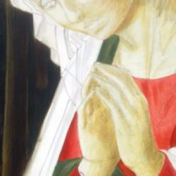 Undermodeling of the virgins face and hands