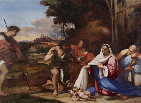 Sebastiano del Piombo’s (1485–1547) Adoration of the Shepherds c.1510