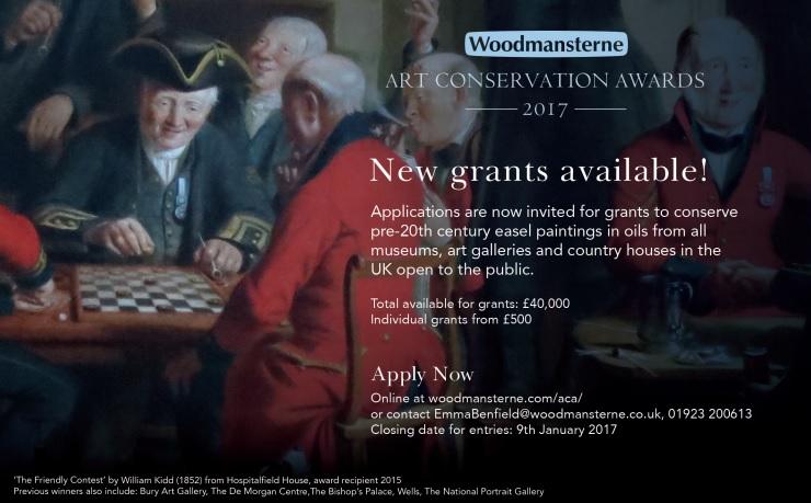 Woodmansterne Art Conservation Awards 2017