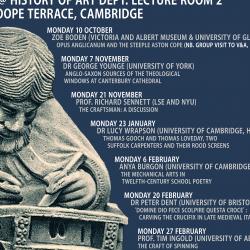 Lucy Wrapson lecture on medieval Suffolk carpenters